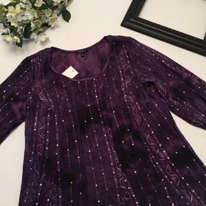 Sami & Jo dress with sequin and ribbon detail NWT